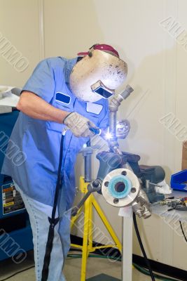 Argon gas welder