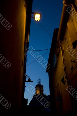 Nightfall in the village