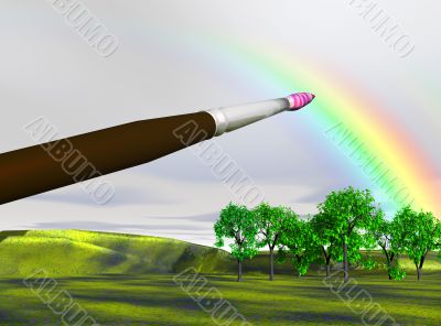 Rainbow Painting
