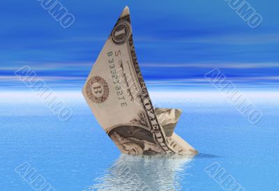 Dollar boat sinking