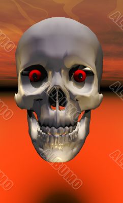 Halloween skull