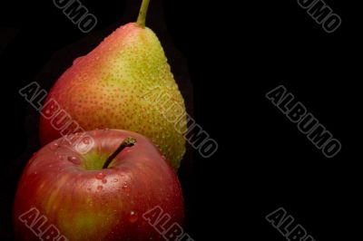 Apple and pear black