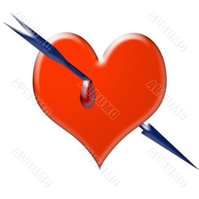Arrow through the heart