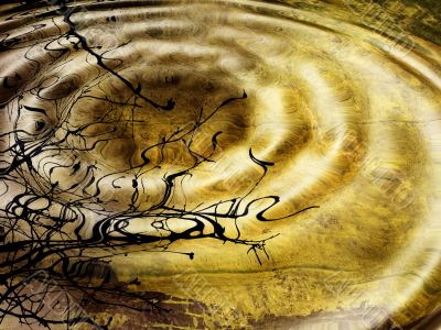 Rippling water
