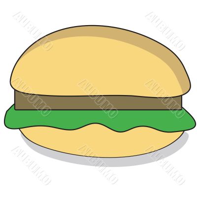 Cartoon Beefburger