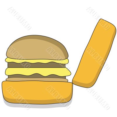Cartoon Beefburger