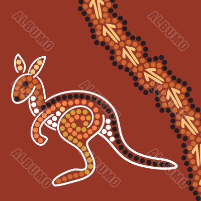 Aboriginal style background