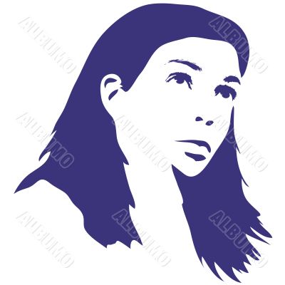 Woman silhouette