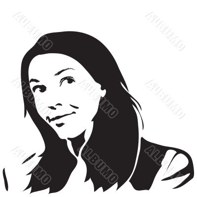 Woman silhouette