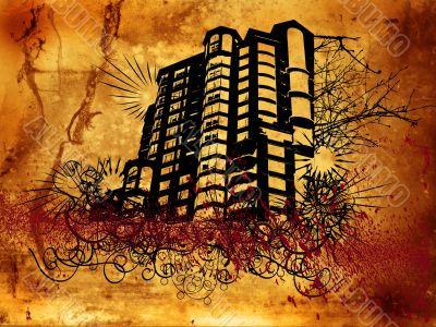 Grunge buildings