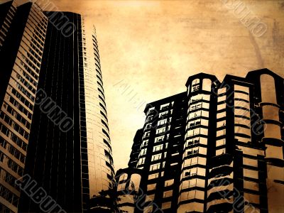 Grunge buildings