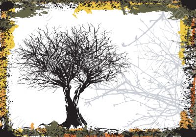Grunge trees