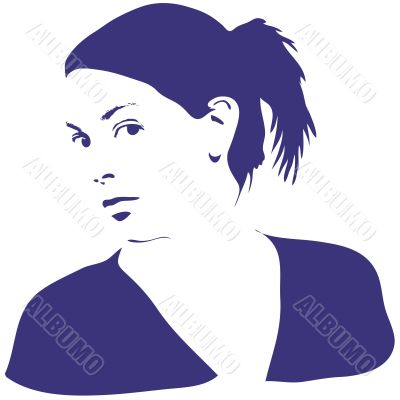 Woman silhouette