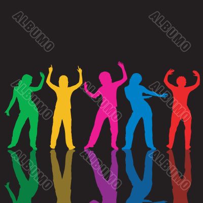 Dancing people