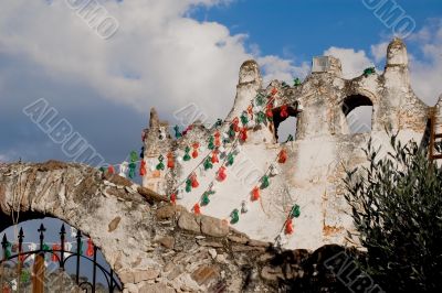 Adorned mexican chapel