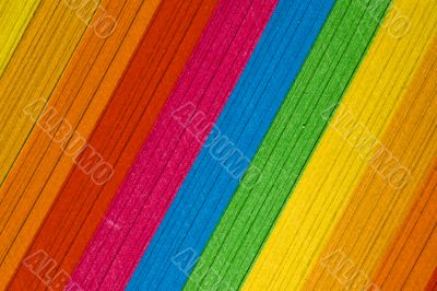colored notes in diagonal line background