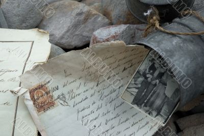 Memories in letters and photos