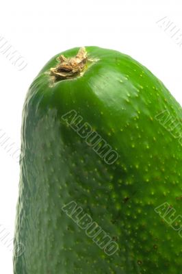 Avocado green and ripe macro