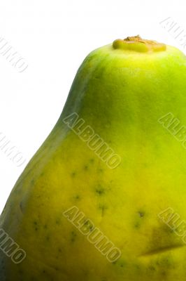 Papaya green and yellow macro