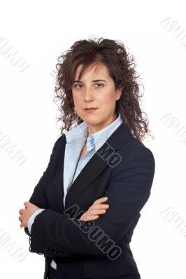 Serious business woman