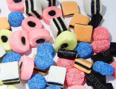 Piled up sweets