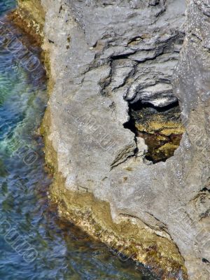 Beautiful sea coast. The western Crimea.