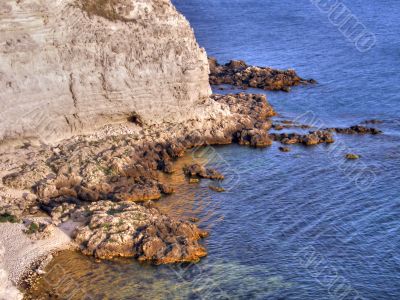 Beautiful sea coast. The western Crimea.