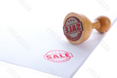 Sale rubber stamp