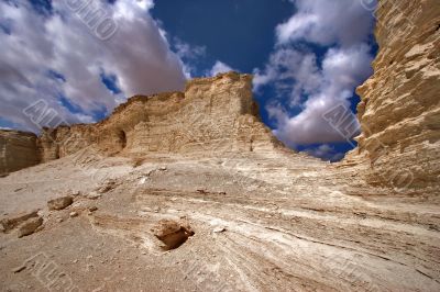 Crest of mountain.