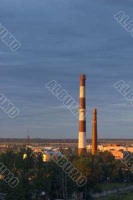 Industrial sunset
