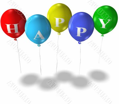 HAPPY Balloons From Above
