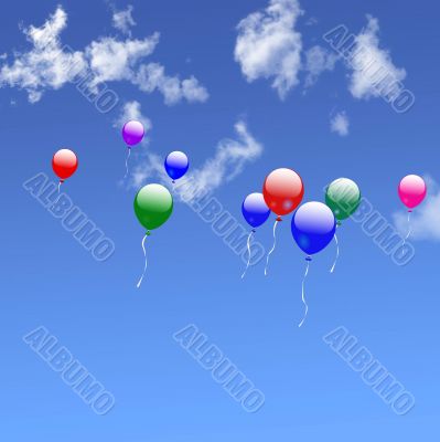Flock Of  Balloons