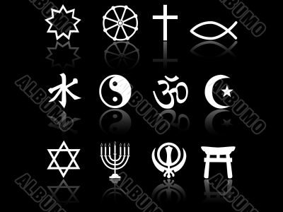 Religious Symbols Reflect on Black