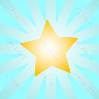 Star Bright Rays Background