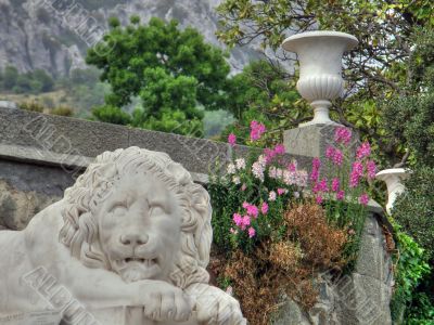 Ancient park. Crimea.