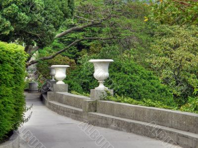 Ancient park. Crimea.
