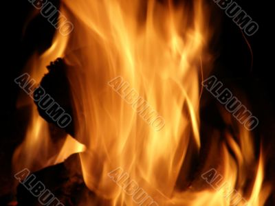Flames or fire