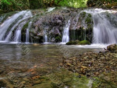 Waterfalls. Crimea.