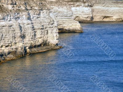 Beautiful sea coast. The western Crimea.