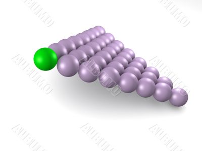 Billiard balls.