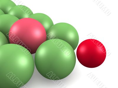 Billiard balls.
