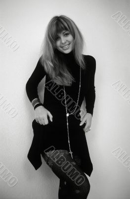 black dress