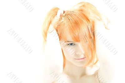 Hi-key redhead