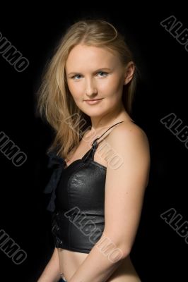 leather corset