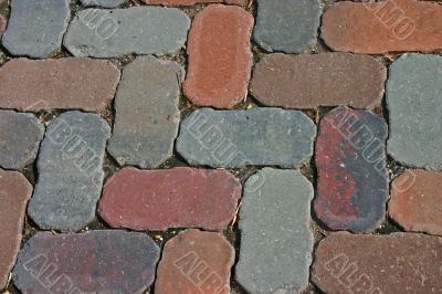 wavy edge stone paver background