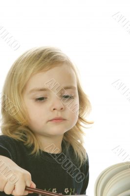 Kids reeding