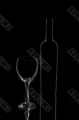 bottle of red wine