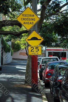 crossing ahead