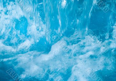 Flowing water