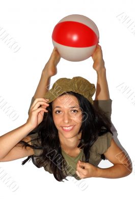 Girl and ball
